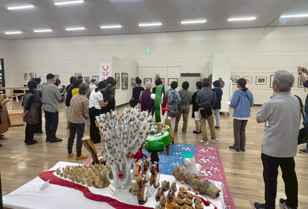 2025年度 はやしまアートフェスタの会場の様子